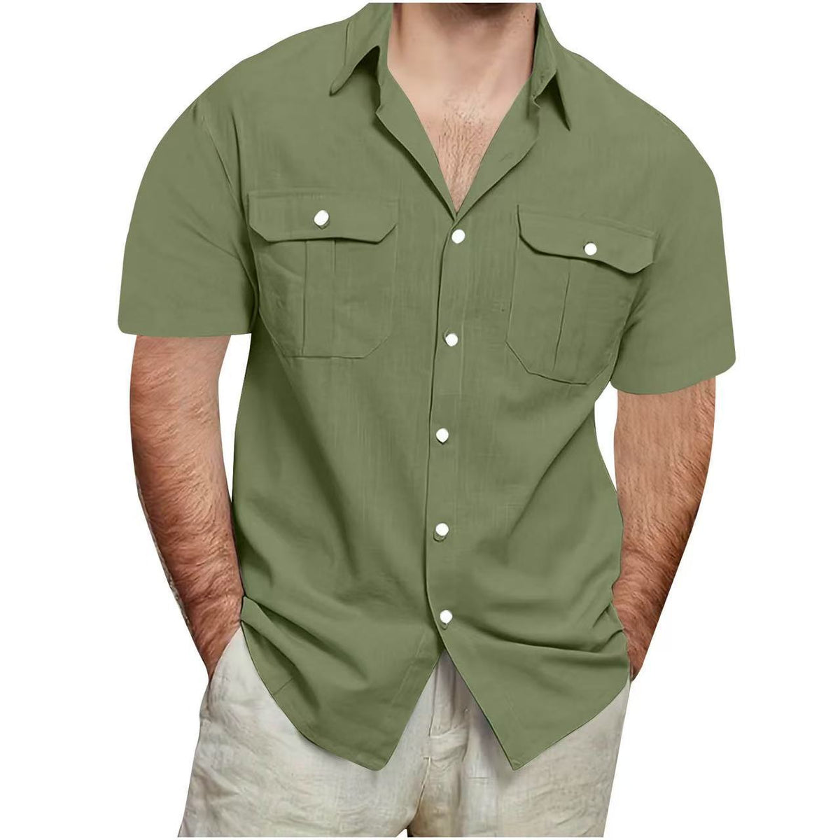 Men's Linen Cotton Shirt