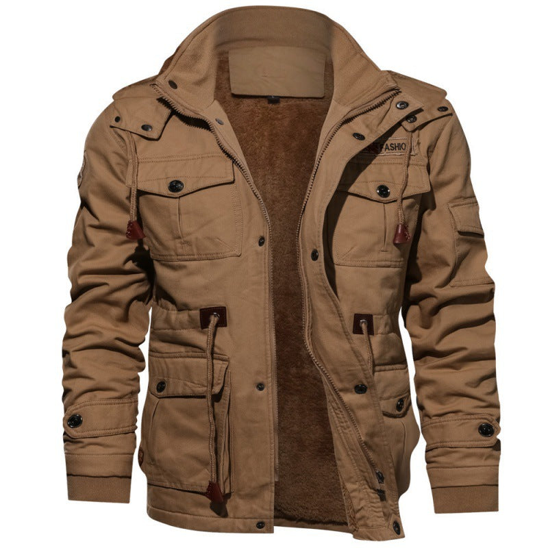 Mens Hooded Fleece Lined Jacket | PolarNut