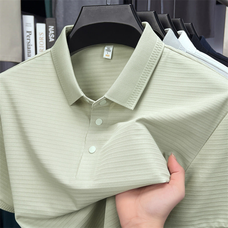 Men's Ice Silk Breathable Polo Shirt | PolarNut