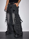 Wide-Leg Denim Pants | PolarNut