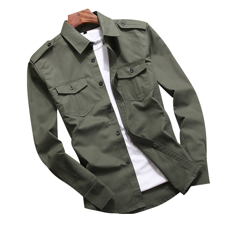 Mens Military Style Shirt | Cargo Shirt | PolarNut