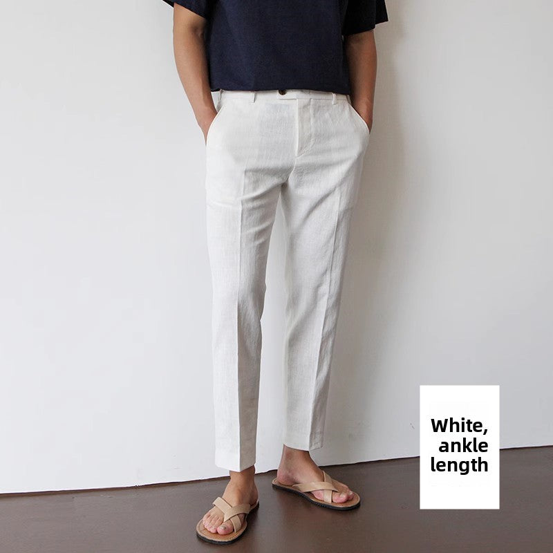 Linen Cotton Casual Pants