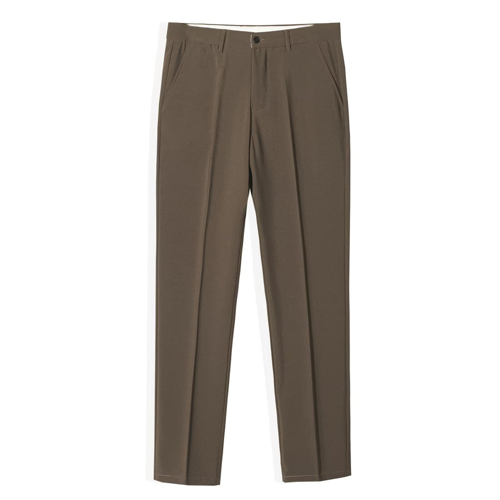 Slim-Fit Casual Trousers