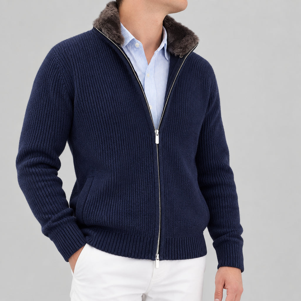 Knitted Cardigan Sweater