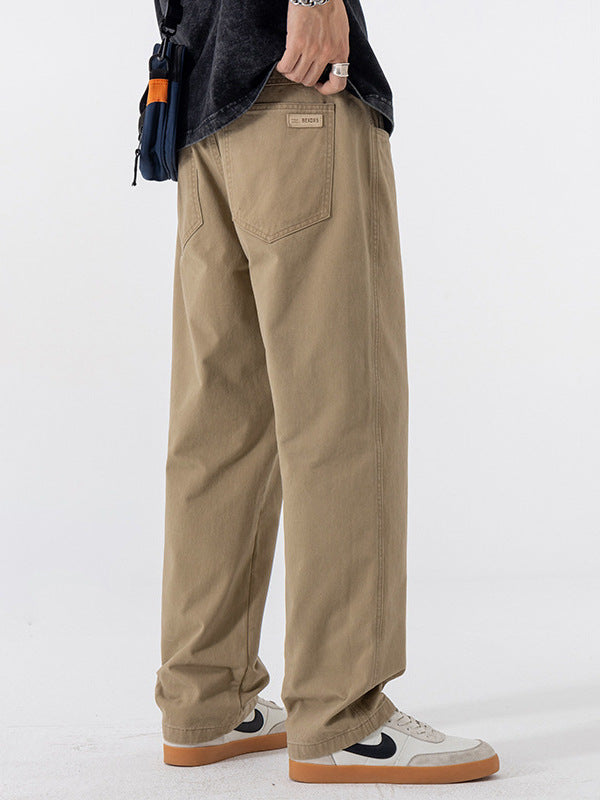Mens Straight Leg Casual Cotton Pants | PolarNut