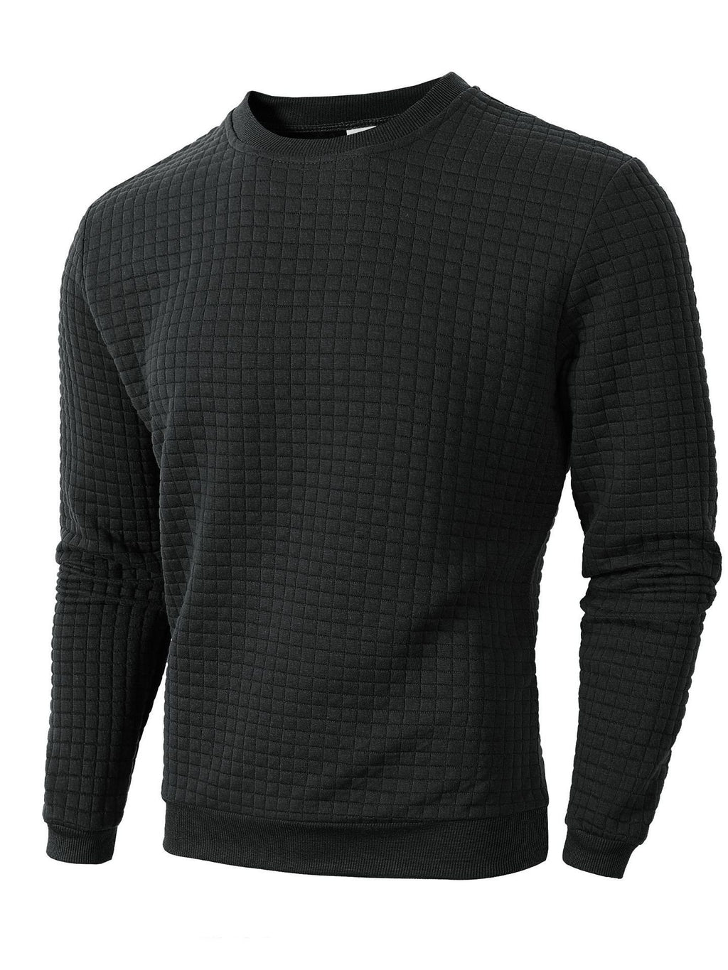 Checkered Long Sleeve Sweatshirt