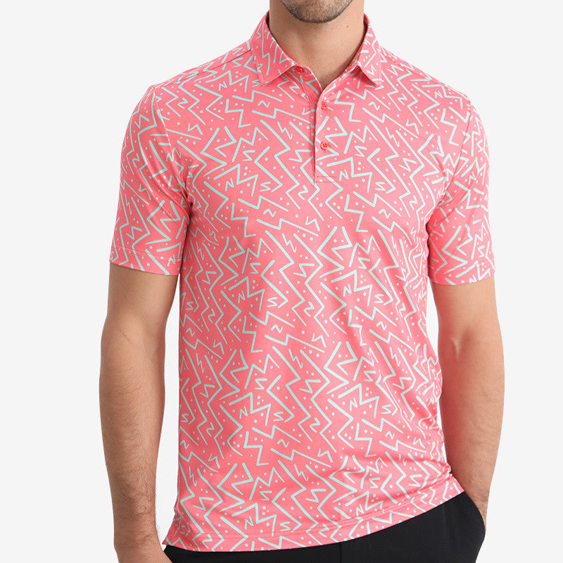 Mens Quick Dry Golf Polo Shirt