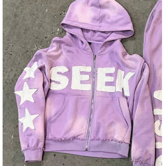 Printed Hooded Sweatshirt