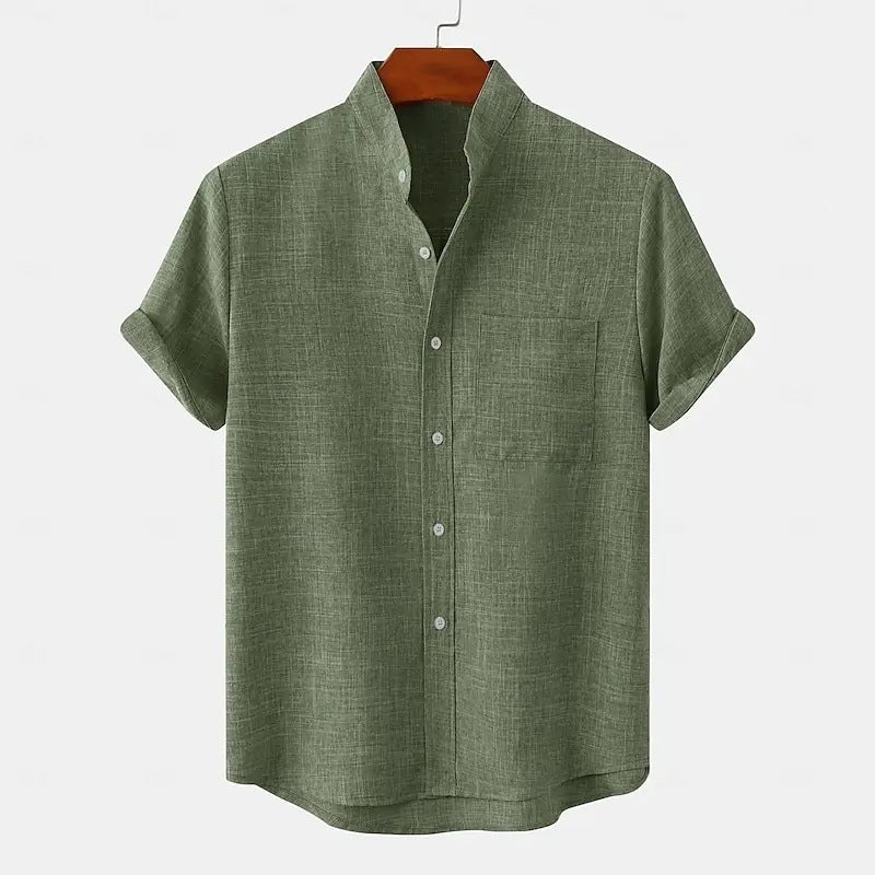 Color Linen Shirt