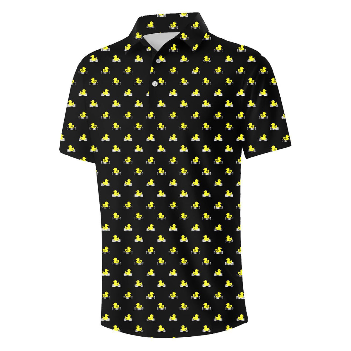 Men's 3D Printed Golf Polo Shirt