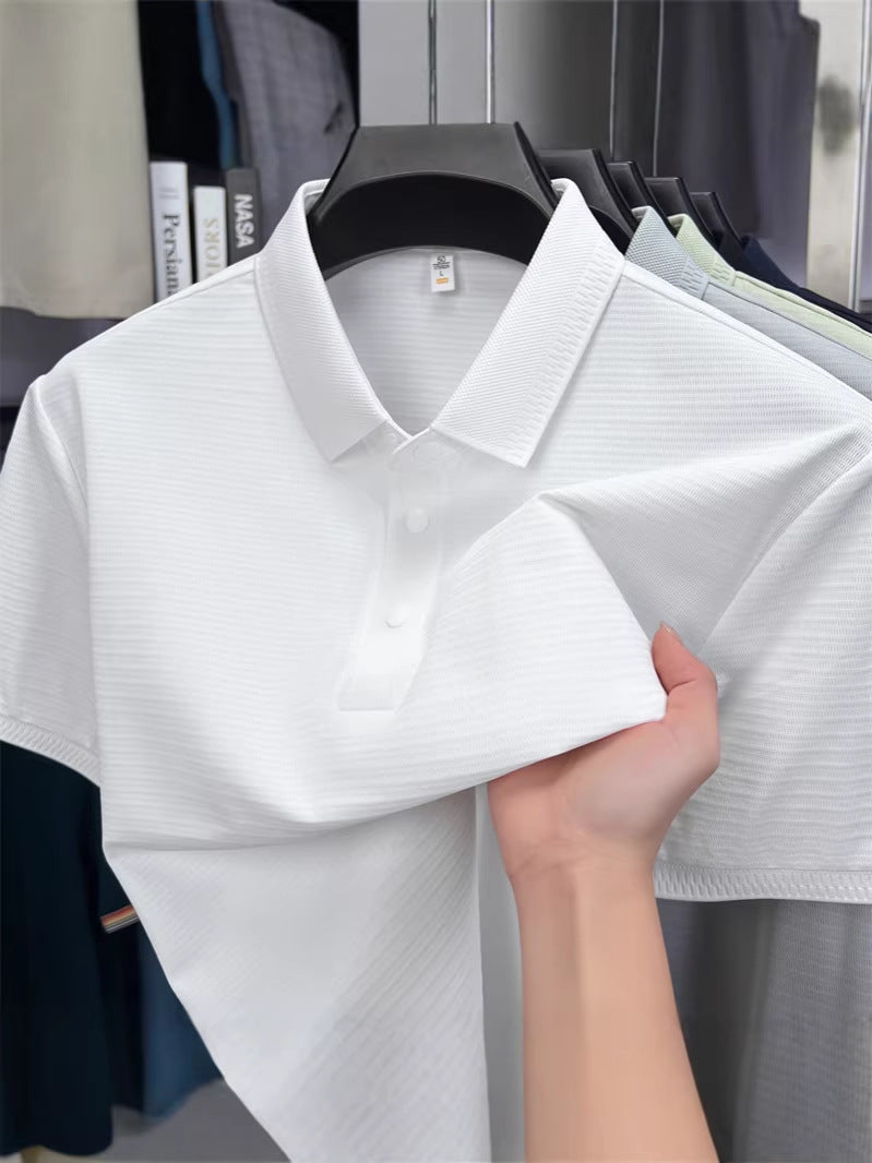 Men's Ice Silk Breathable Polo Shirt | PolarNut
