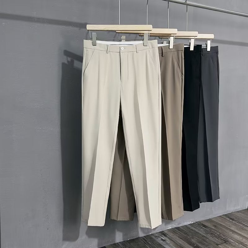 Slim-Fit Casual Trousers