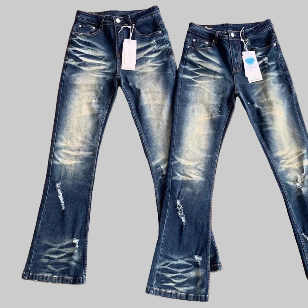 Vintage Washed Stretch Slim-Fit Jeans | Jeans | PolarNut