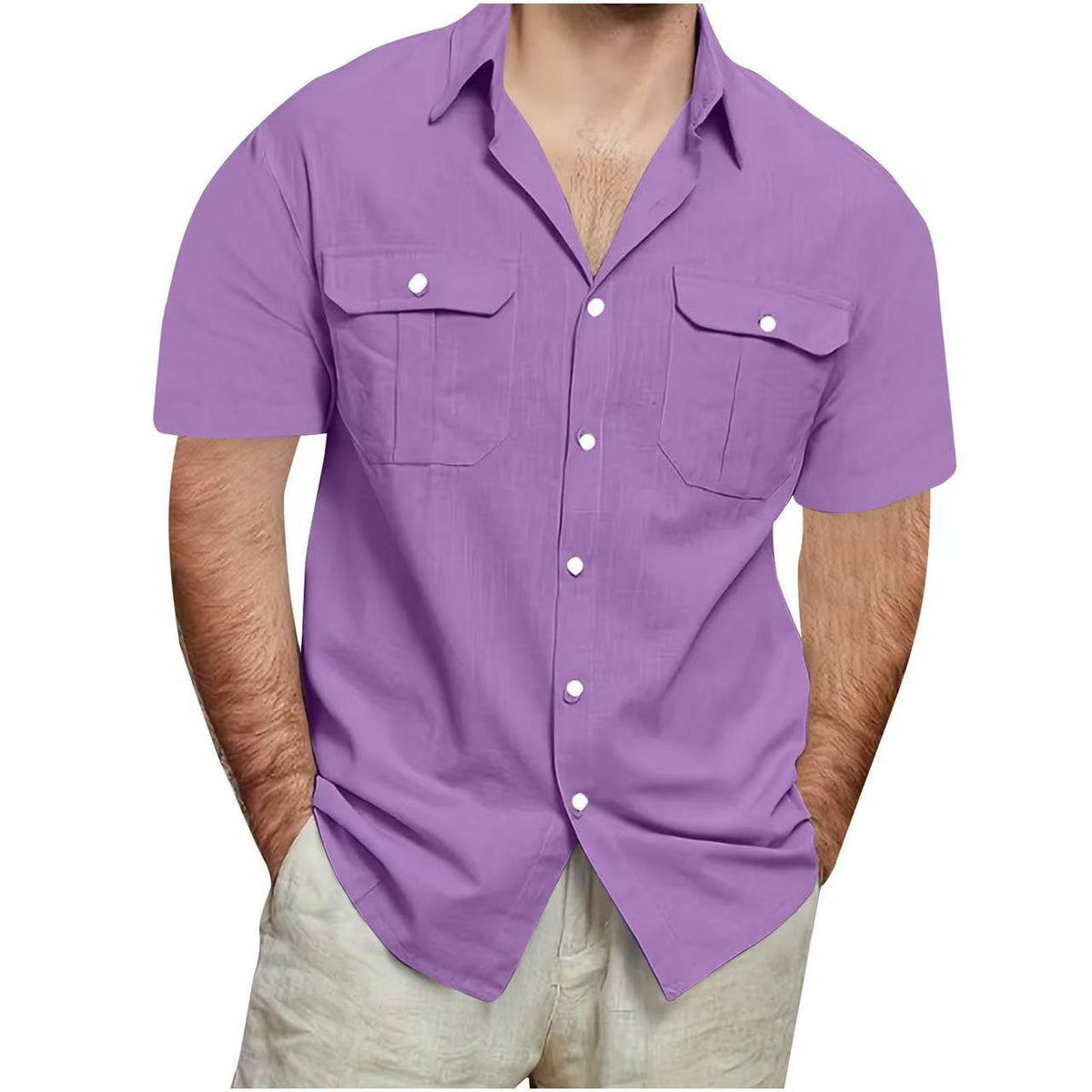 Men's Linen Cotton Shirt