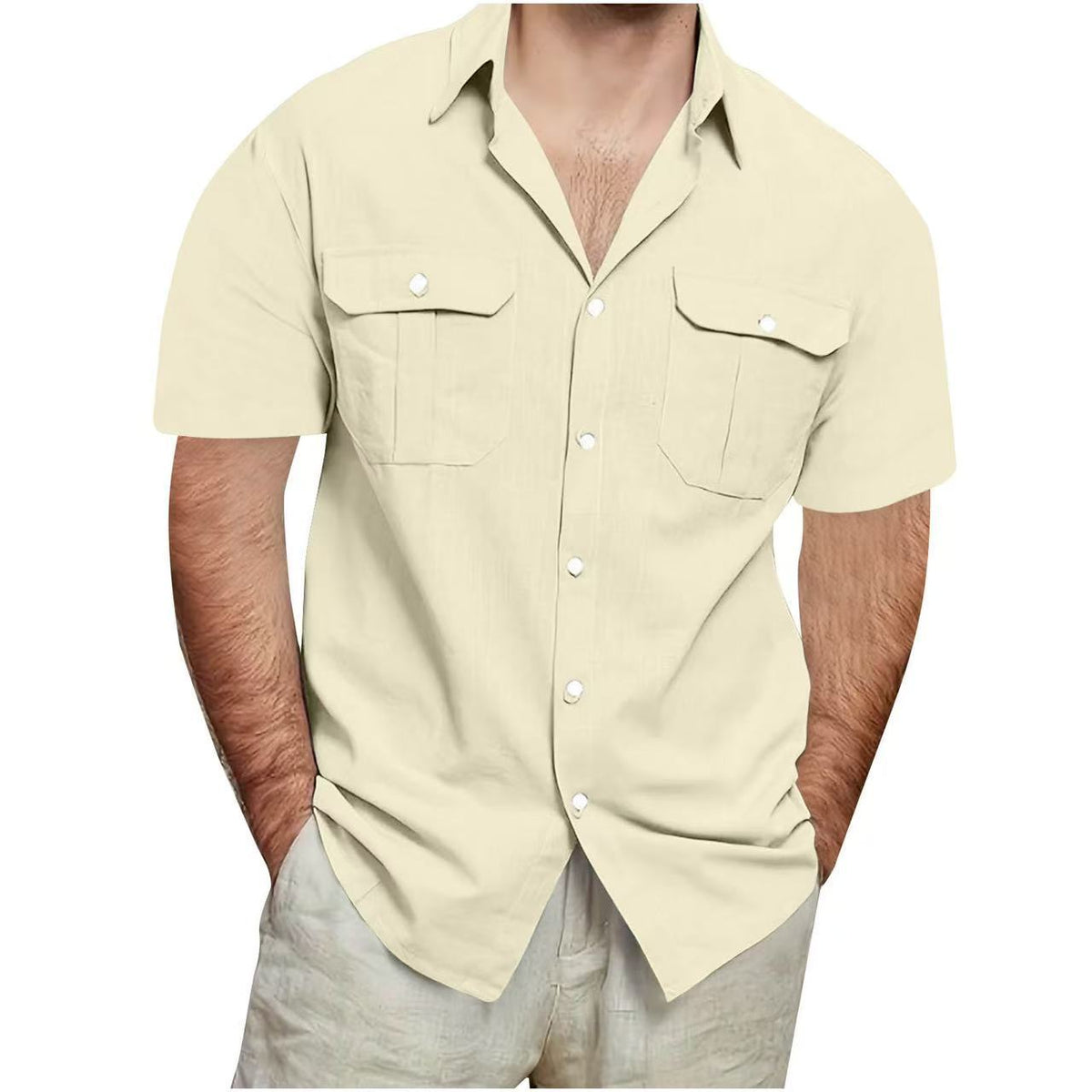 Men's Linen Cotton Shirt