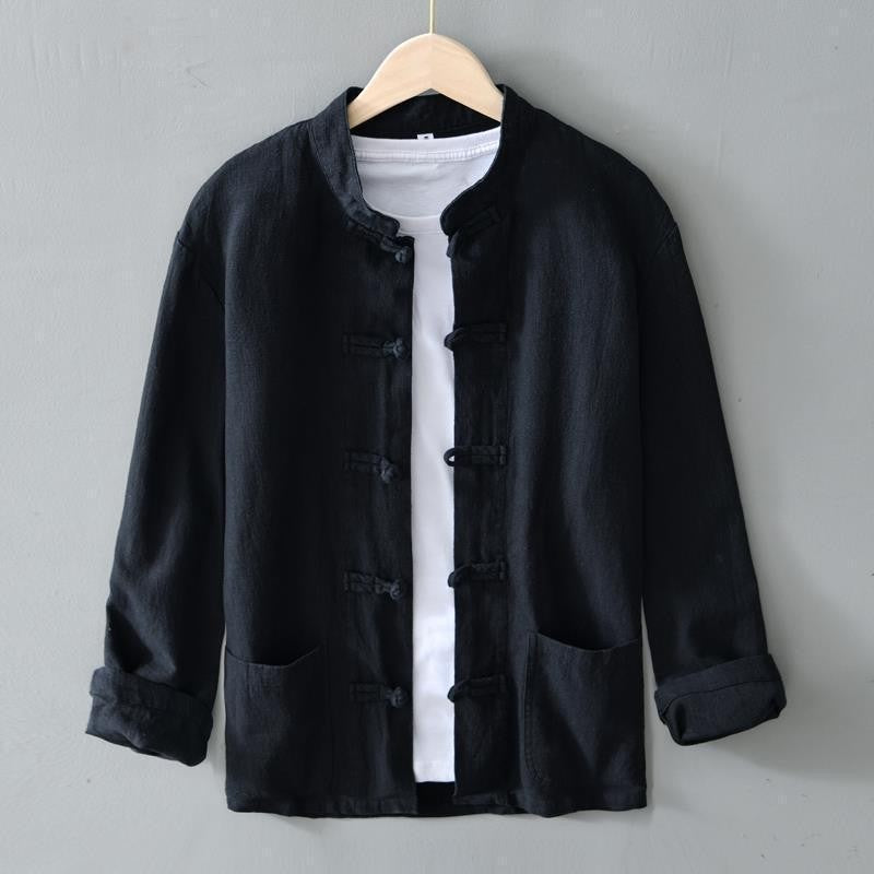 Men's cotton and linen cardigan | PolarNut