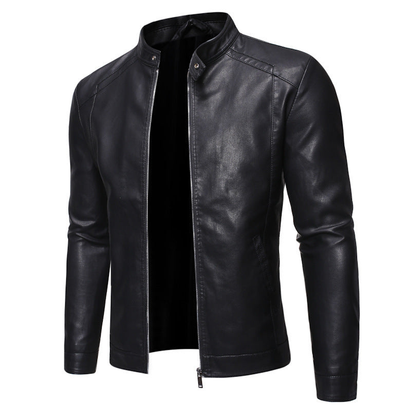 PU Leather Jacket Business Casual | PolarNut