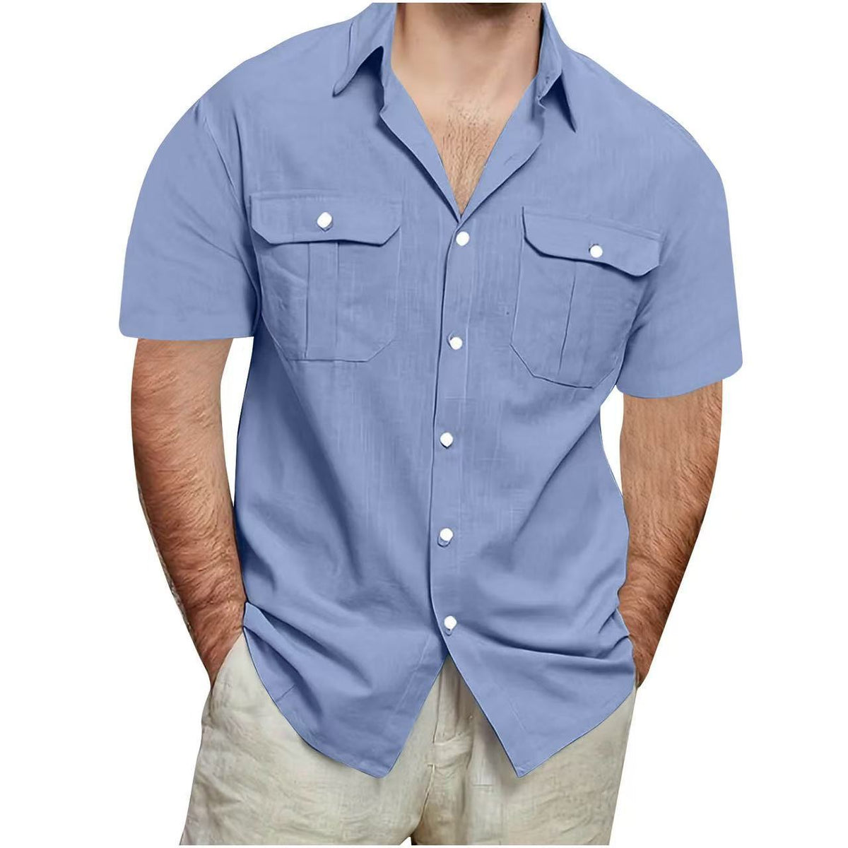 Men's Linen Cotton Shirt
