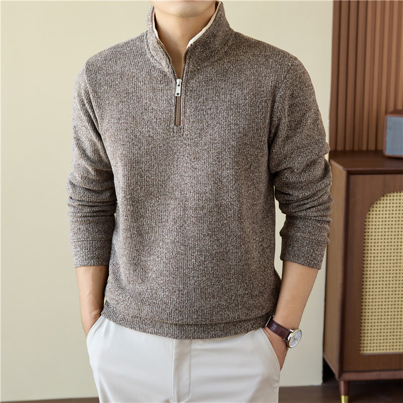 Knitted sweater men's pullover coat