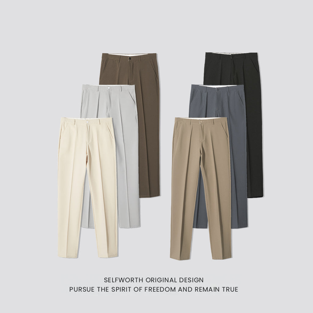 Slim-Fit Suit Pants