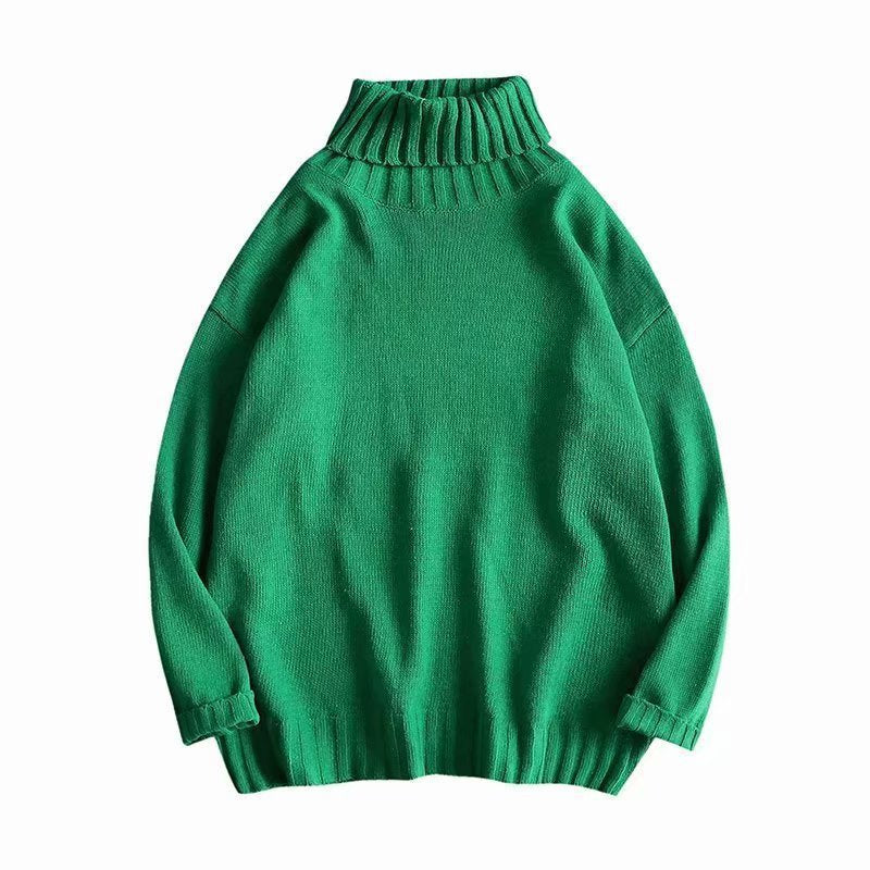 Men's Retro Turtleneck Knit Sweater