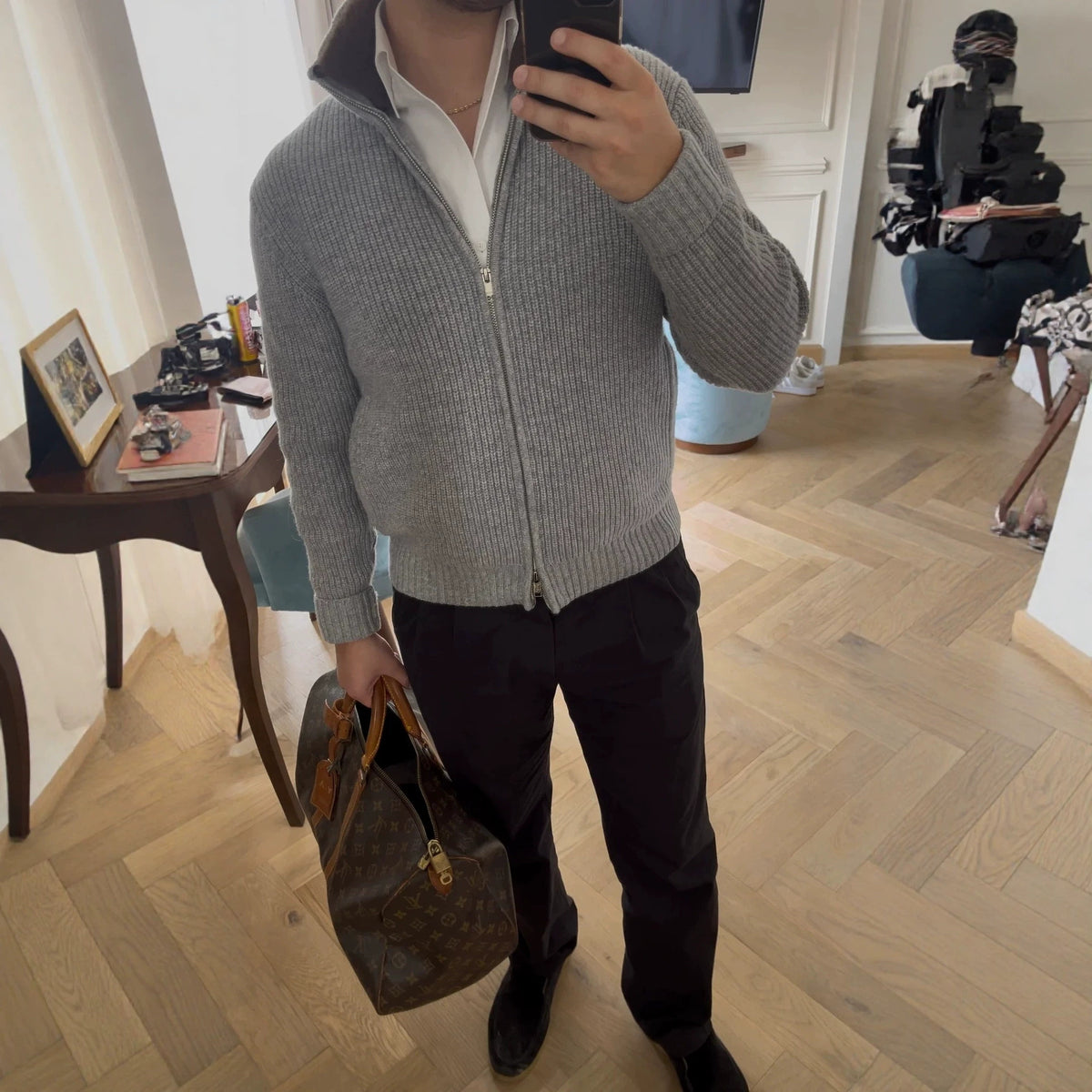 Knitted Cardigan Sweater