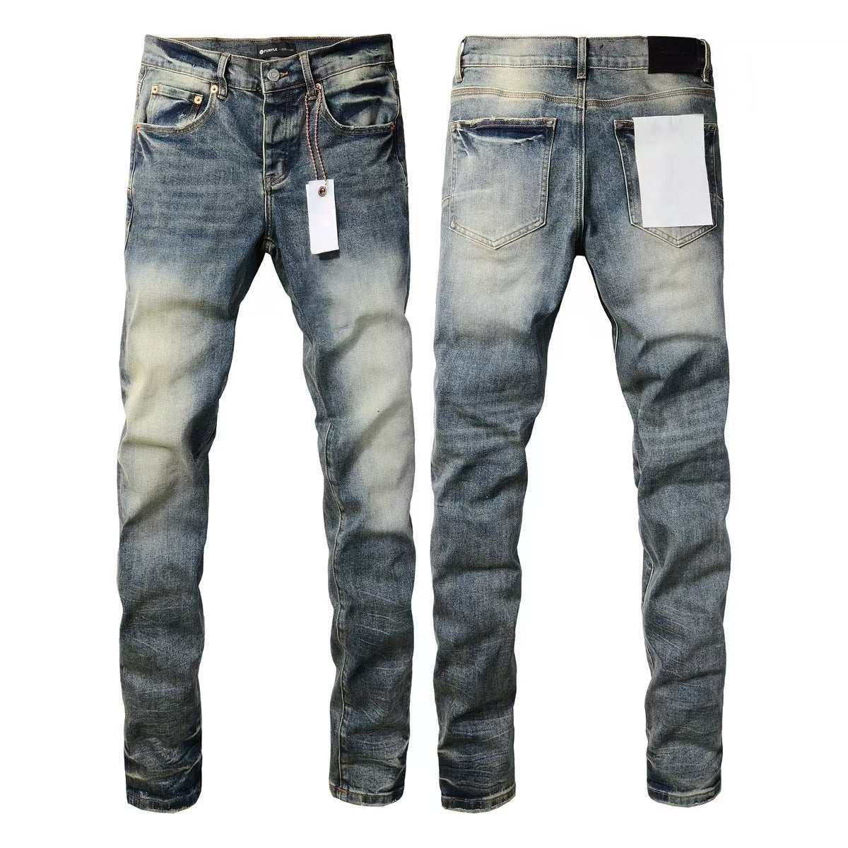 Slim Patch Jeans
