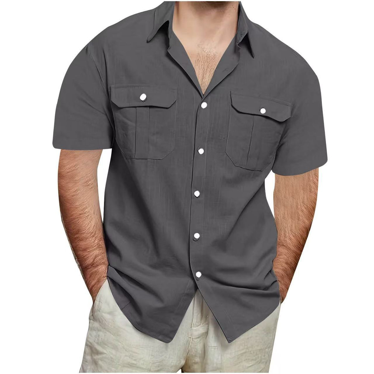 Men's Linen Cotton Shirt
