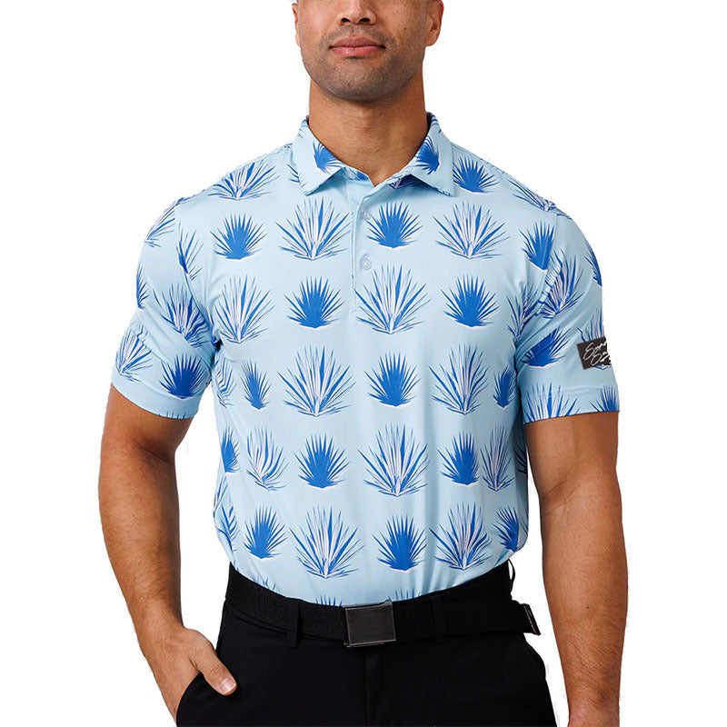 Men's Printed Golf Polo Shirt