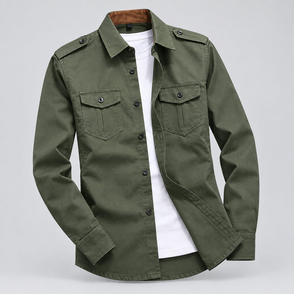 Mens Military Style Shirt | Cargo Shirt | PolarNut