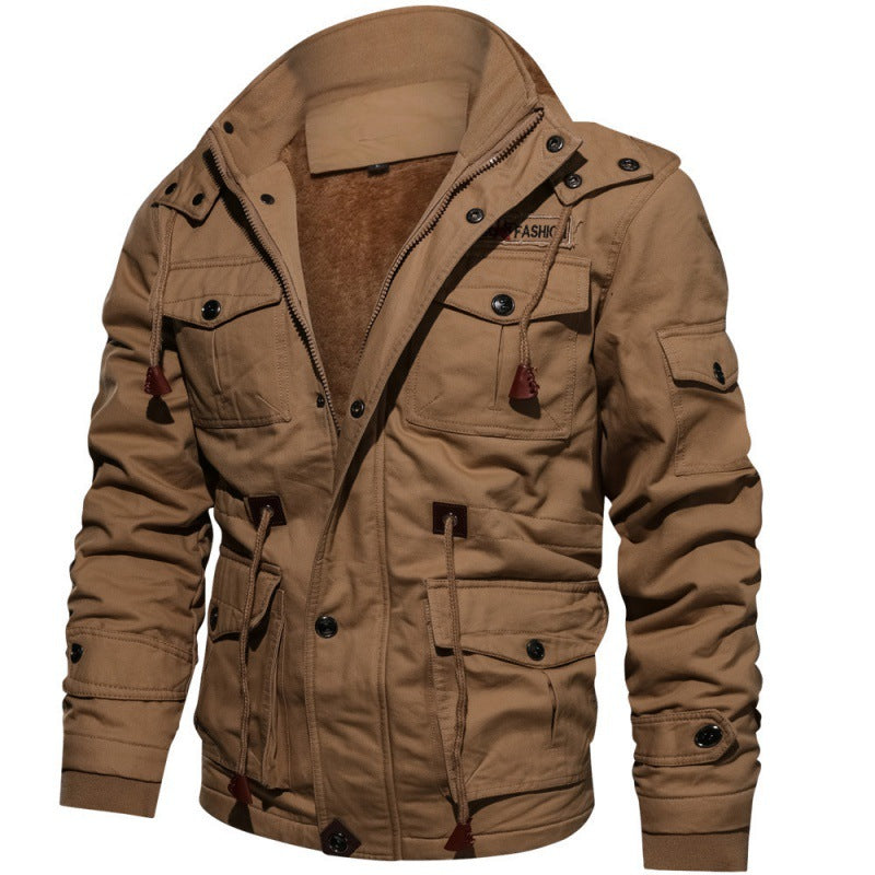 Mens Hooded Fleece Lined Jacket | PolarNut