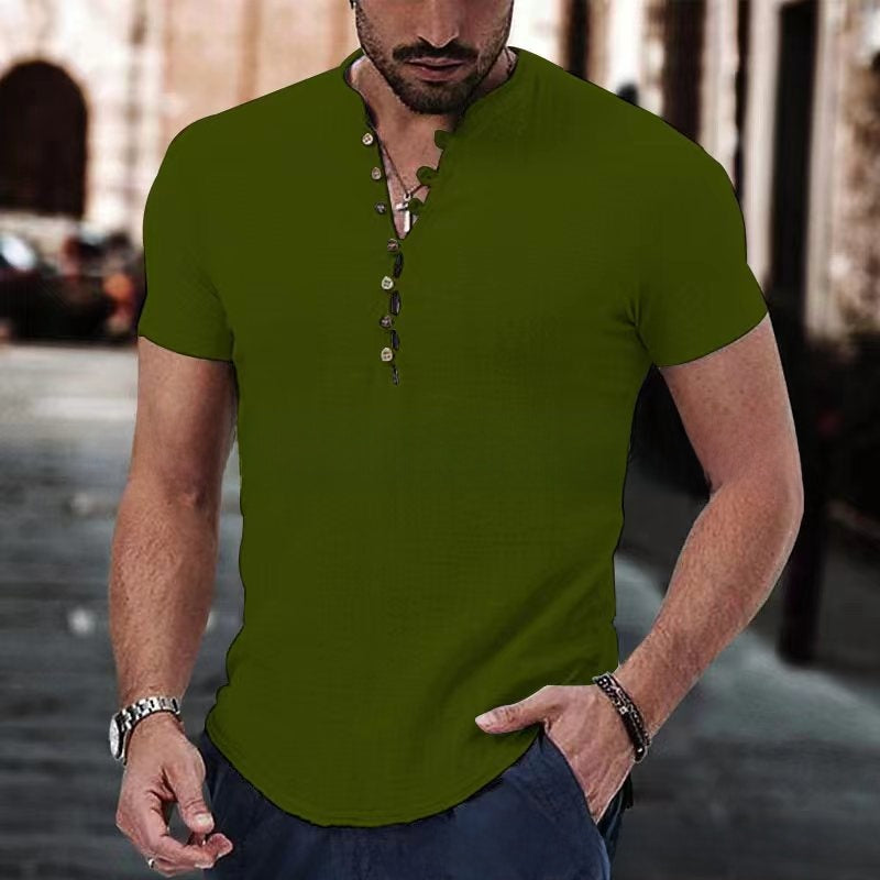 Men's Casual Linen Shirt