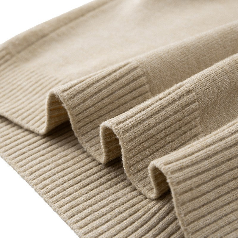 Round Neck Knit Sweater