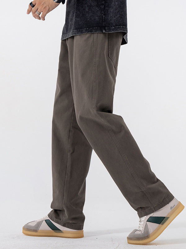 Mens Straight Leg Casual Cotton Pants | PolarNut