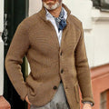 Men's Thick Knit Cardigan Sweater
