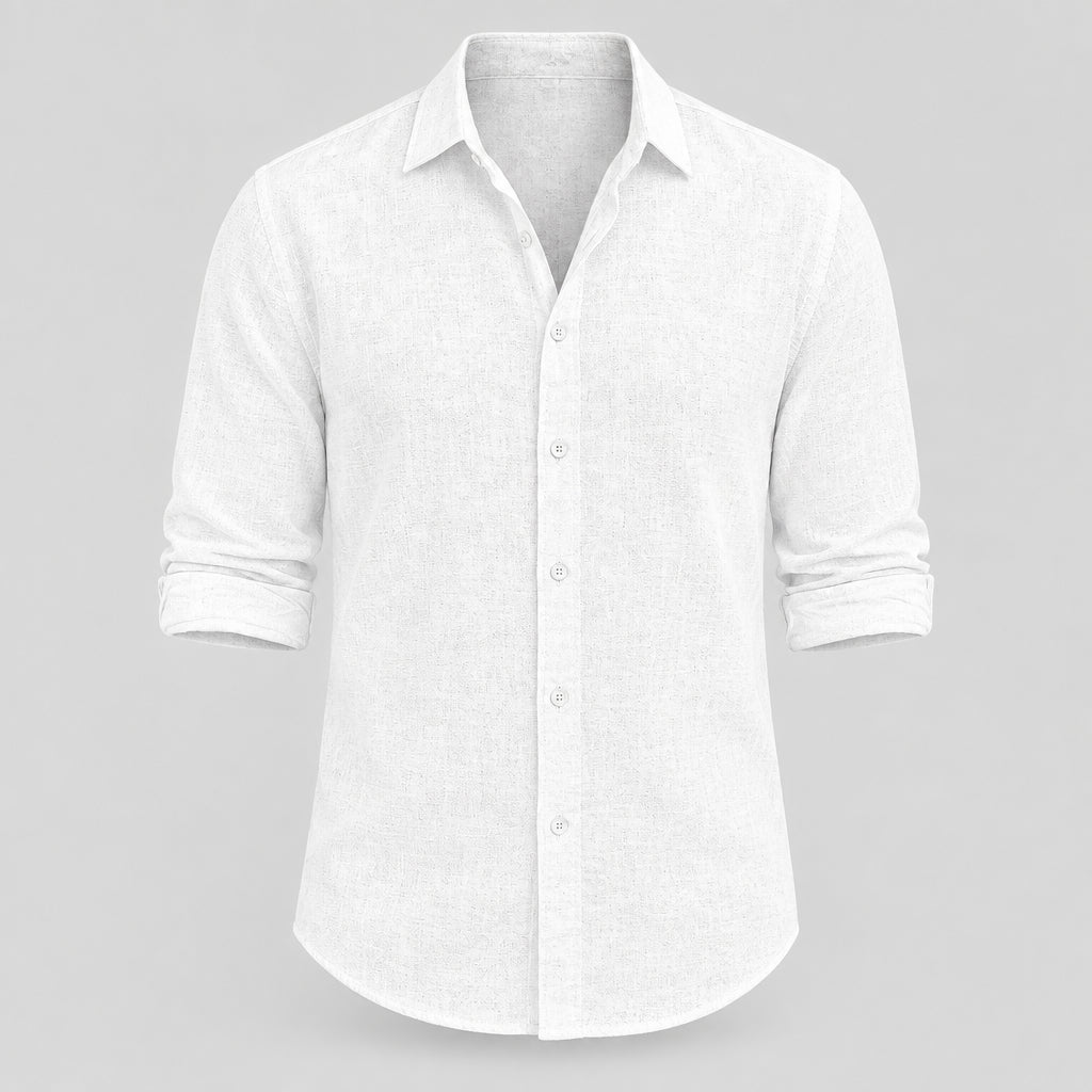 Linen Blend Casual Shirt