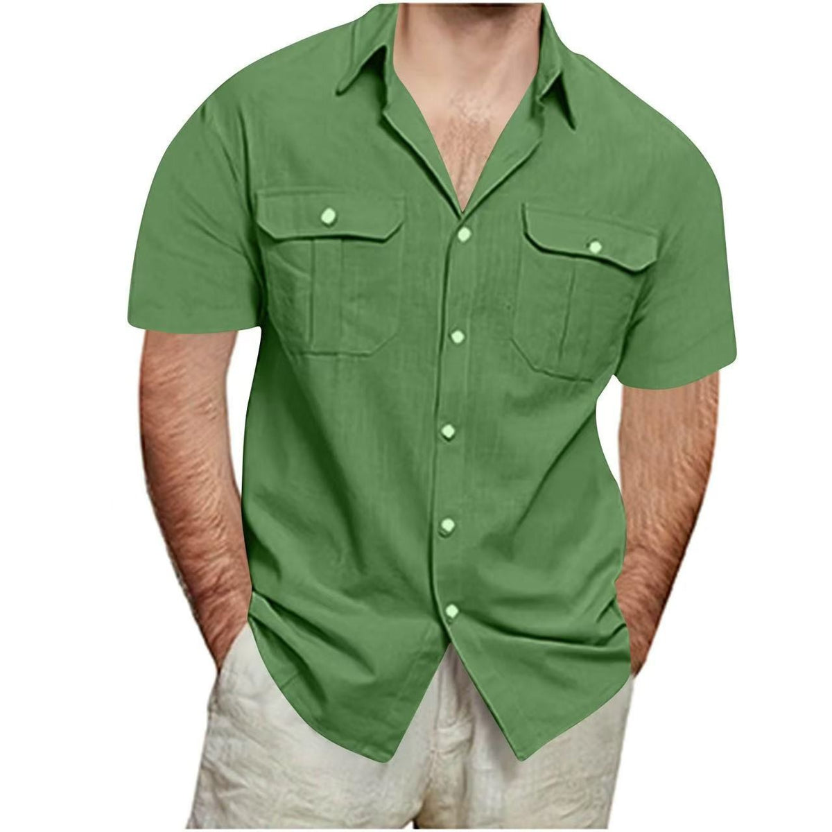 Men's Linen Cotton Shirt