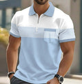 Men's Striped Polo Shirt