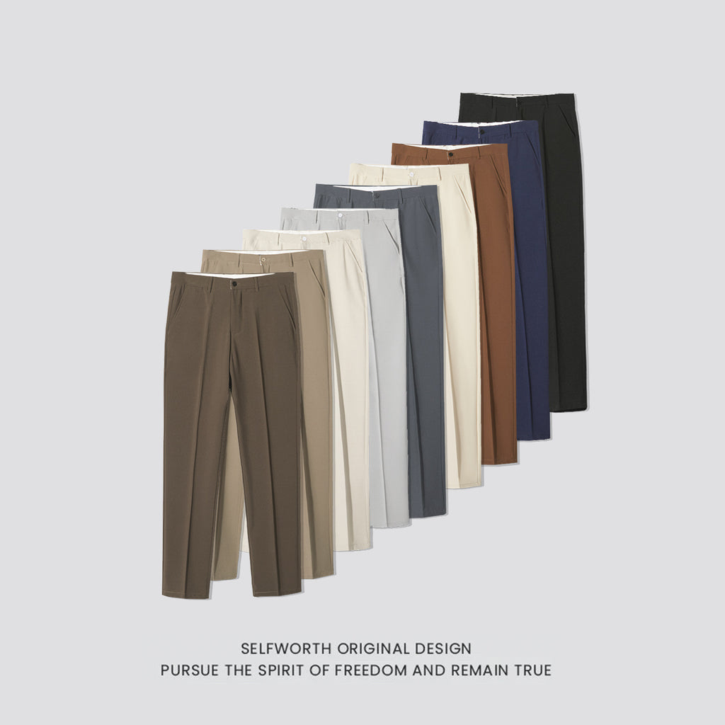 Slim-Fit Suit Pants