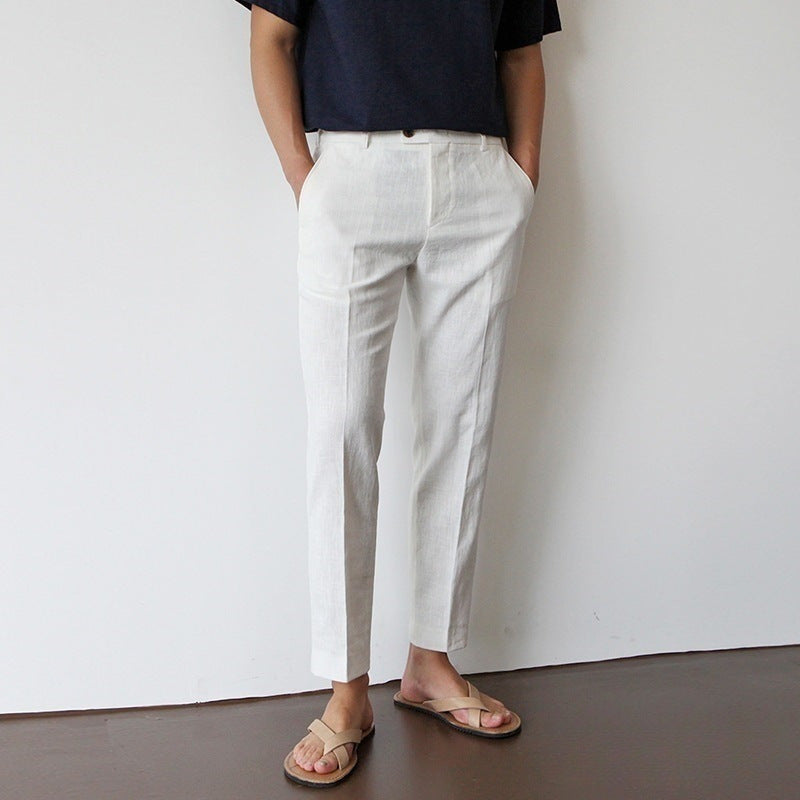 Linen Cotton Casual Pants