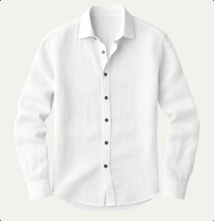 Long-sleeve button-down shirt