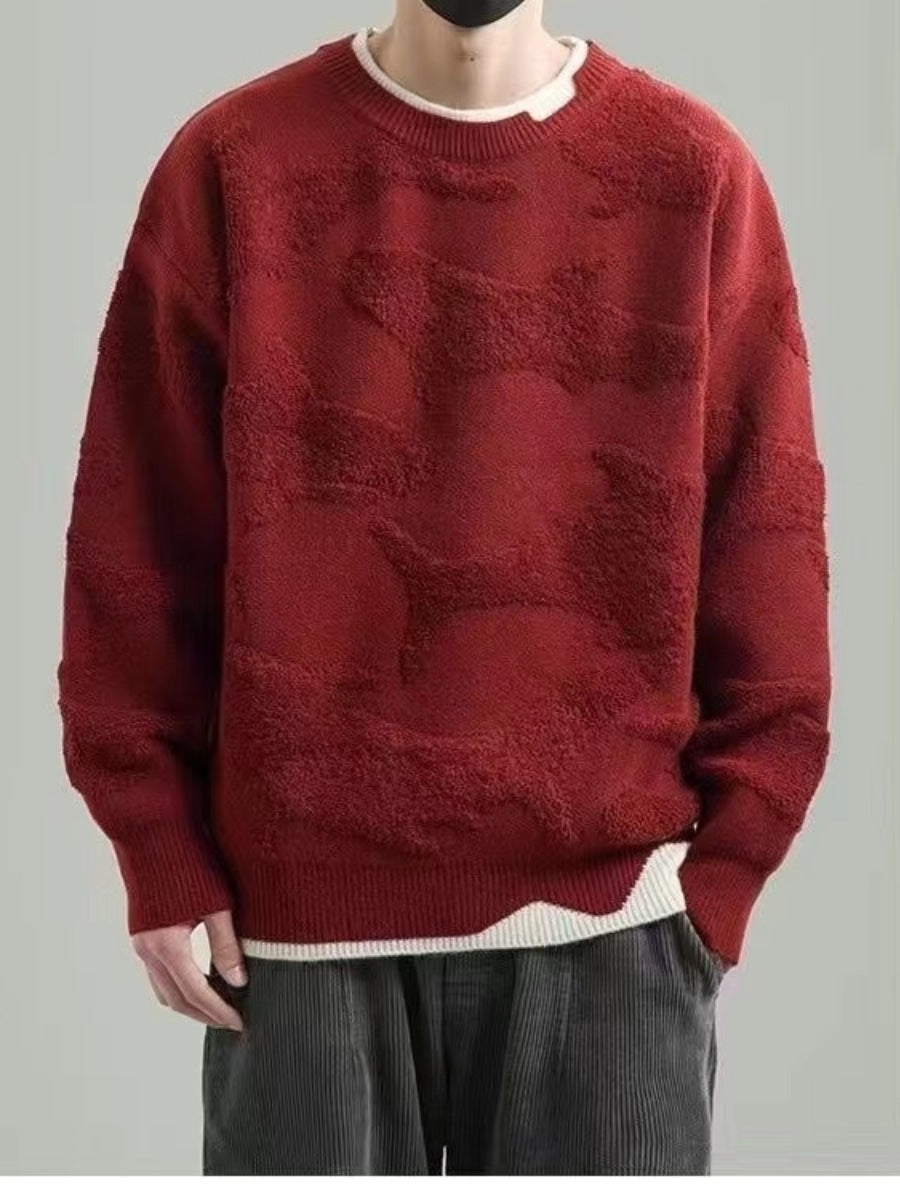 Jacquard Knitted Sweater