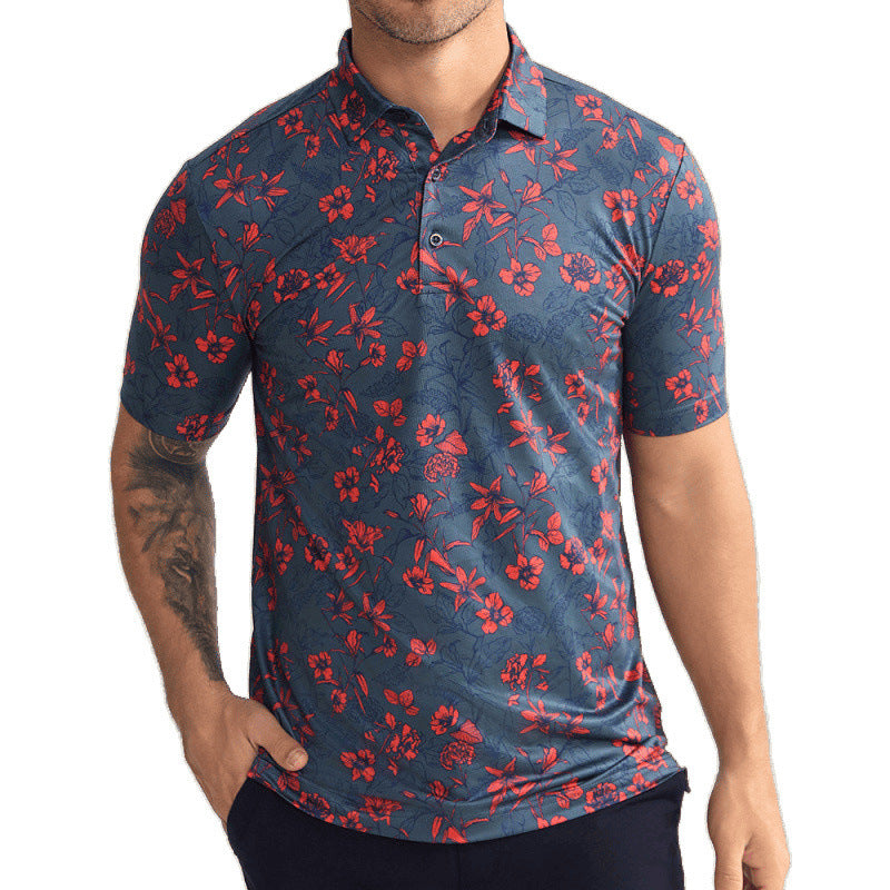 Mens Quick Dry Golf Polo Shirt