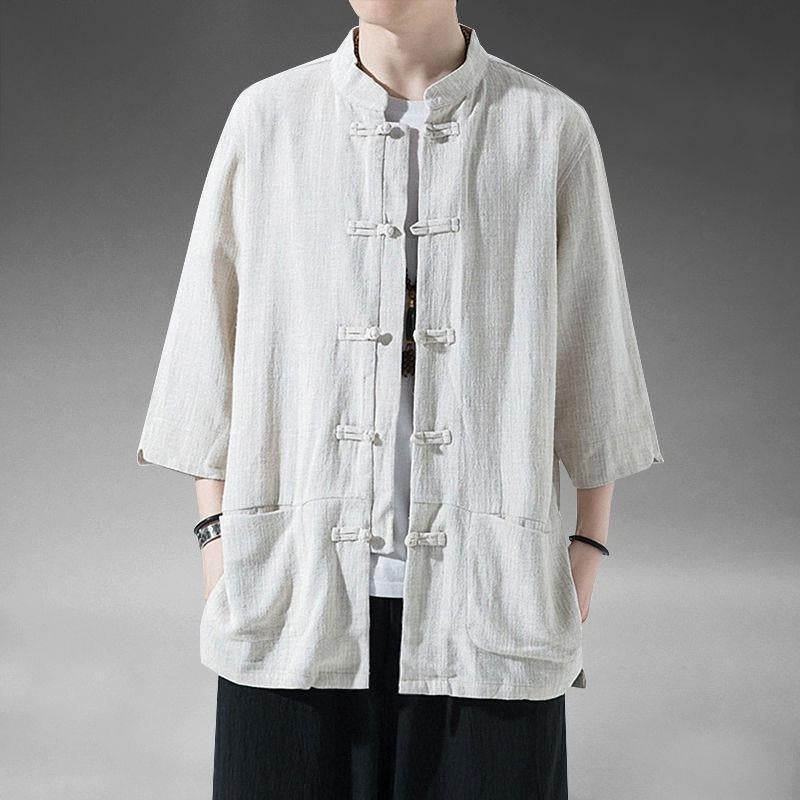 Linen Tang Suit Shirt