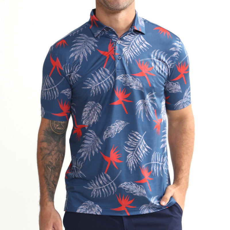 Mens Quick Dry Golf Polo Shirt