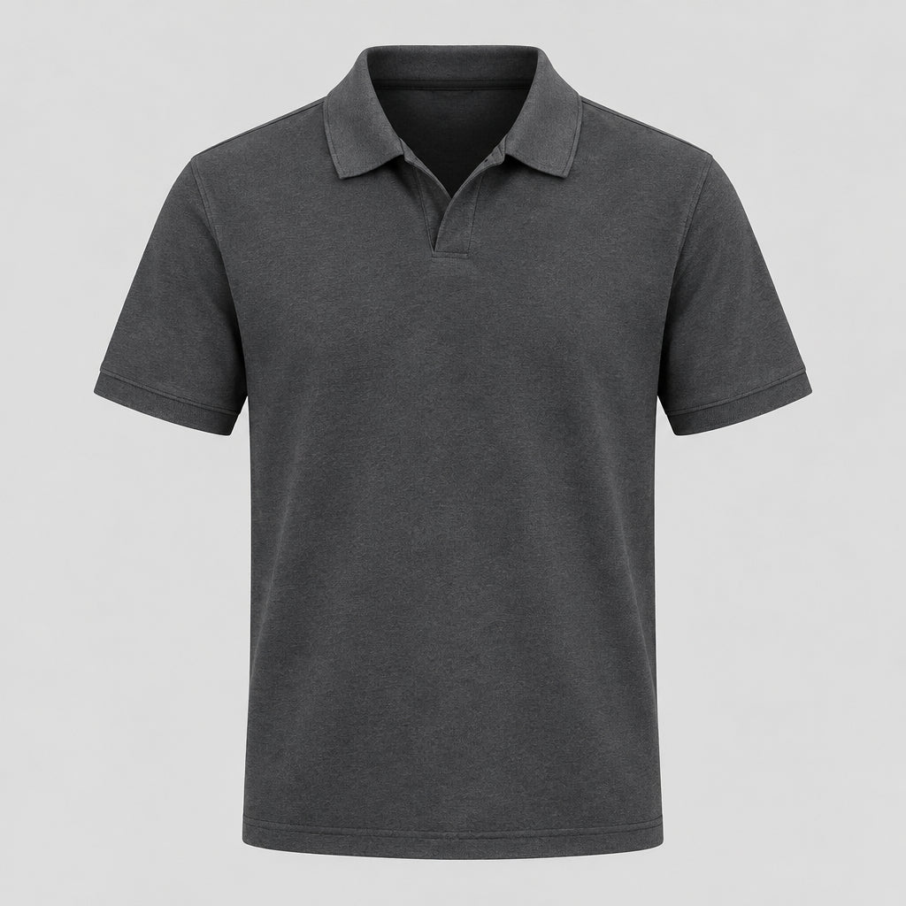 Men's Cotton Blend Short Sleeve Polo Shirt