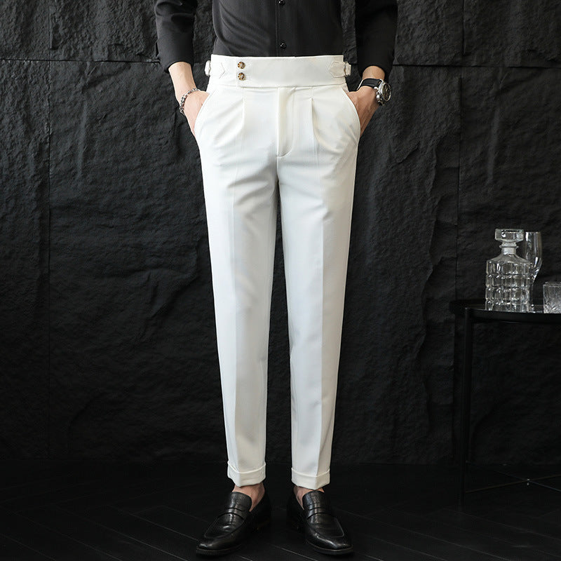 Straight-leg Stretch Casual Pants