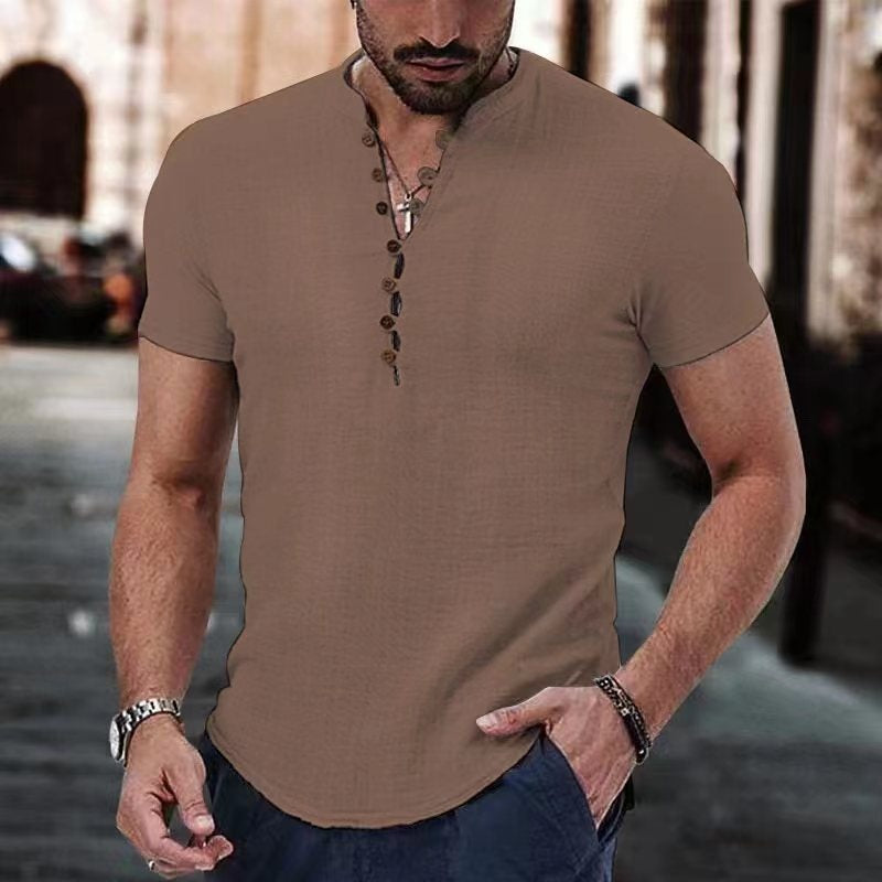 Men's Casual Linen Shirt