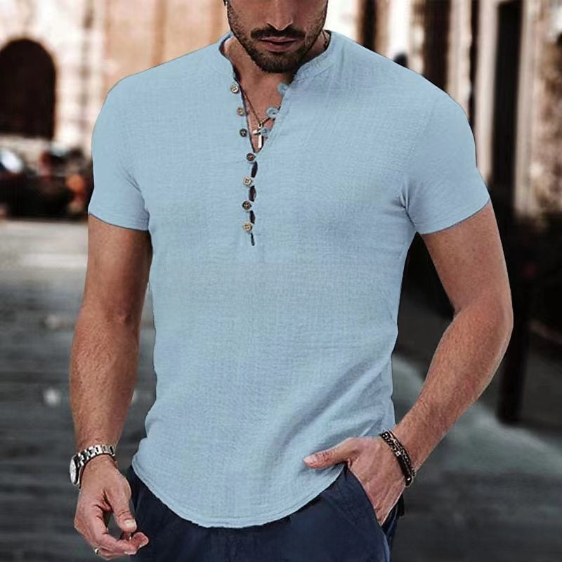 Men's Casual Linen Shirt