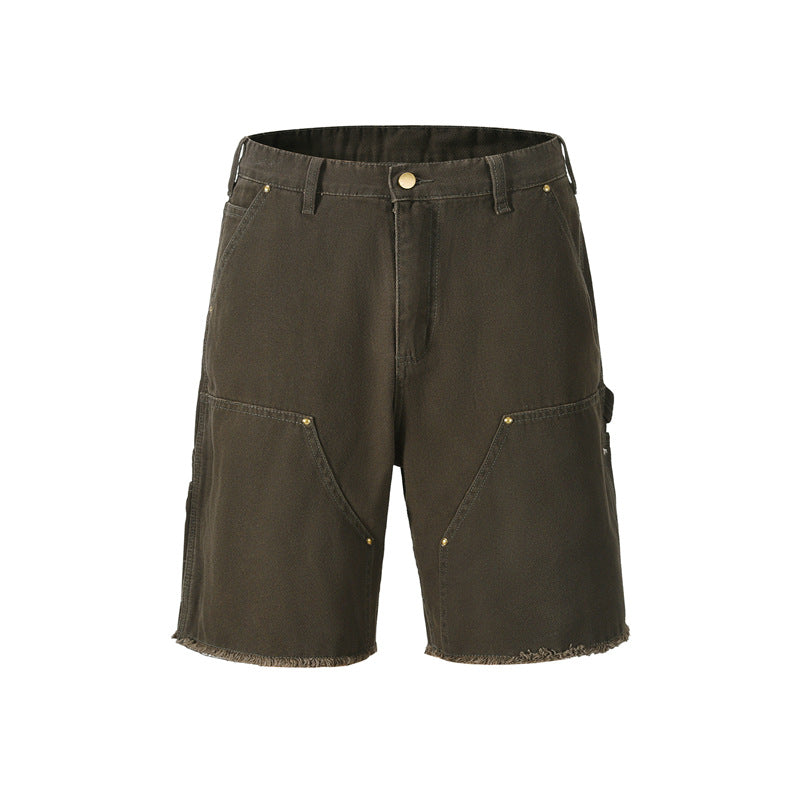 Distressed Patchwork Denim Jeans | Shorts | | PolarNut